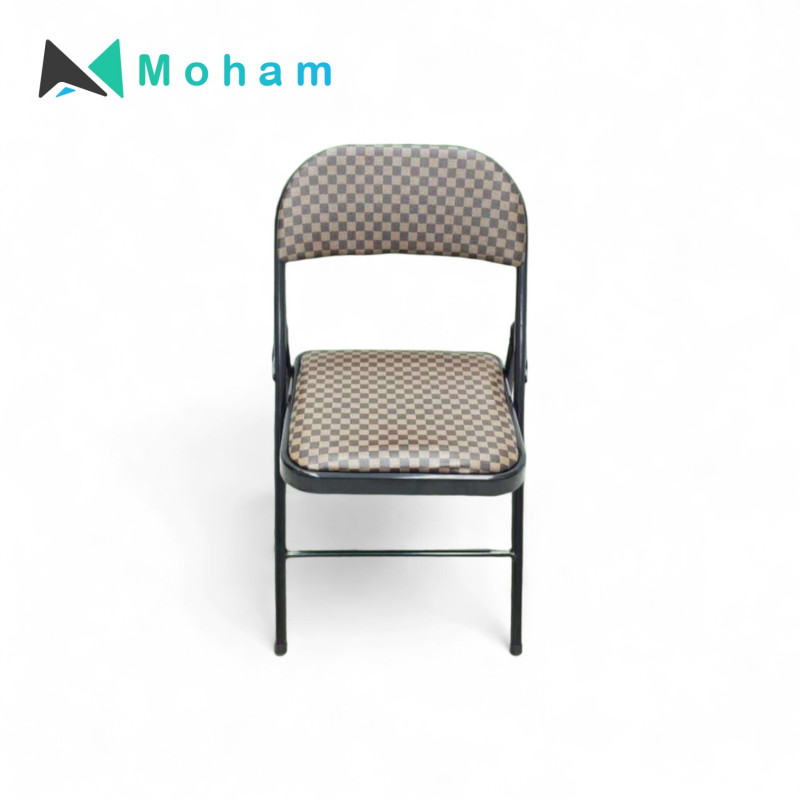 BLACK TUBE BROWN  CHAIR  40*78CM