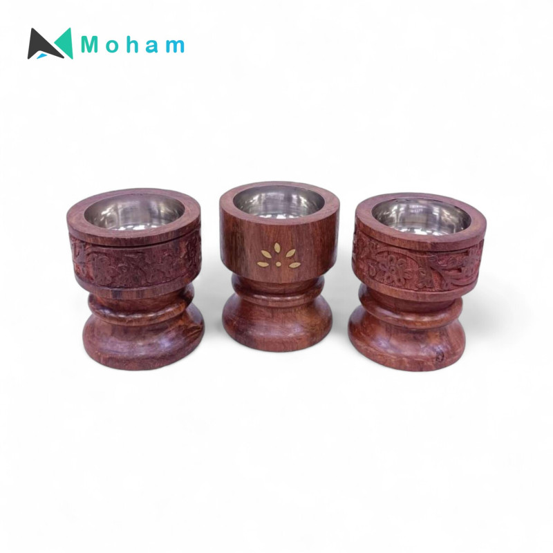 WOODEN LOBAN DAN SEASEME WOOD 3.5X4(ROUND)