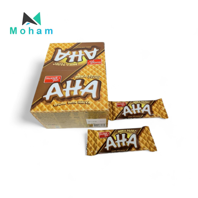 AHA Wafers with Halva 24pcs. 60grams