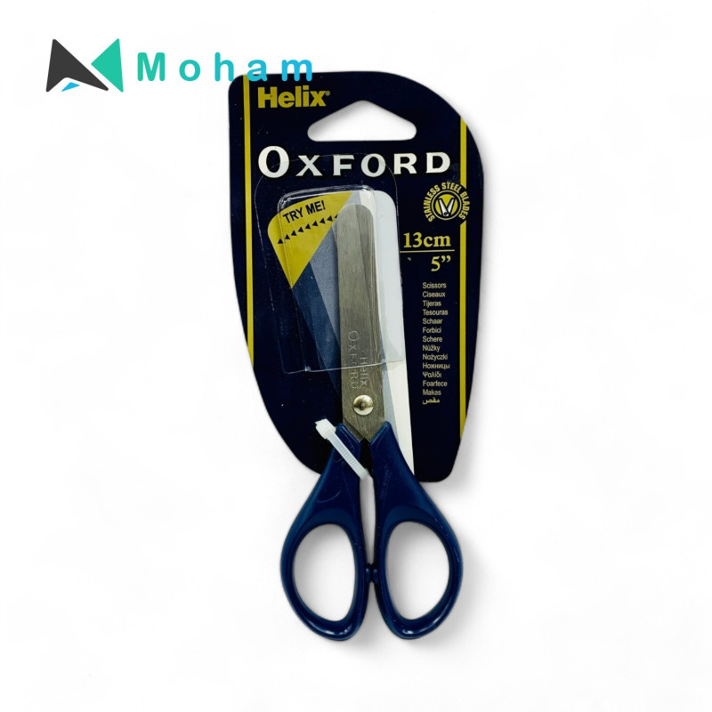 Helix Oxford Stainless Steel Scissors - 5 Inch, Round Tip