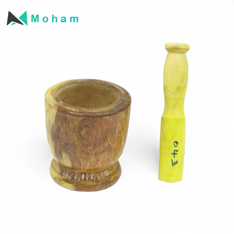 WOODEN MORTER SMALL