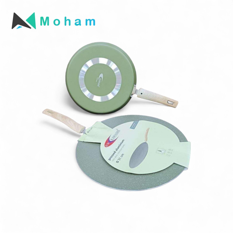 KAWASHI PRESSED ALUMINIUM NON-STICK CONCAVE TAWA
