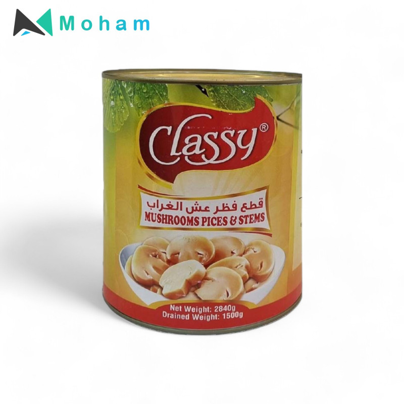 ClassyMushroom pieces and steams-2840g