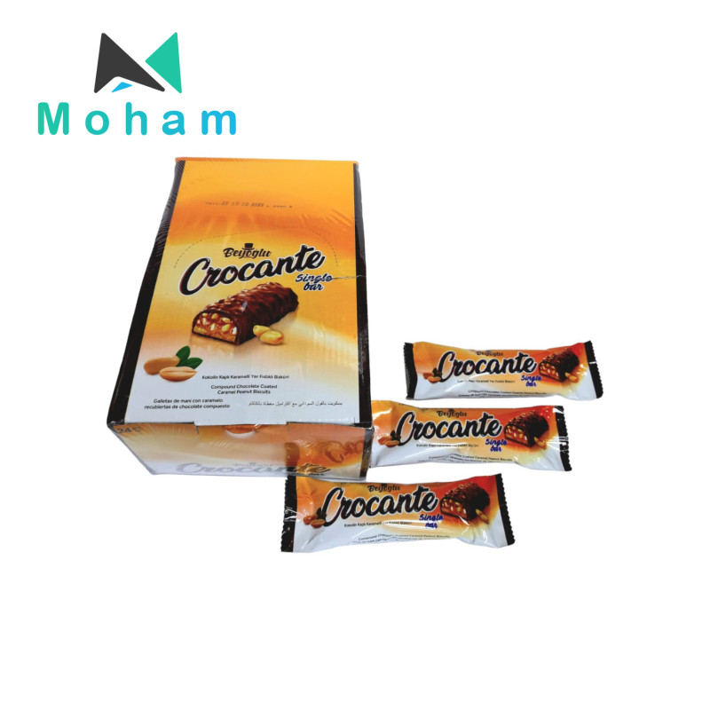 Crocante Chocolate Bars with Peanuts 24pcs. 30 grams