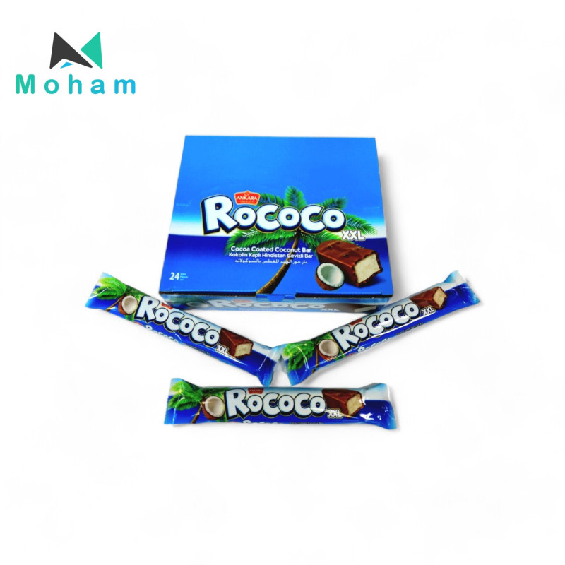 Rococo XXL Cocoa Coated Coconut Bar 24pcs. 60 grams