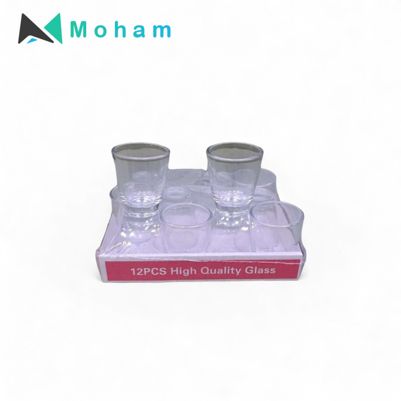 12 GLASS CUP 4.2*5CM