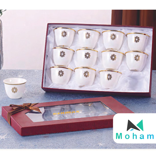 GERMAX- Arabic Coffee, Tea Cups - Set  (Different Designs)