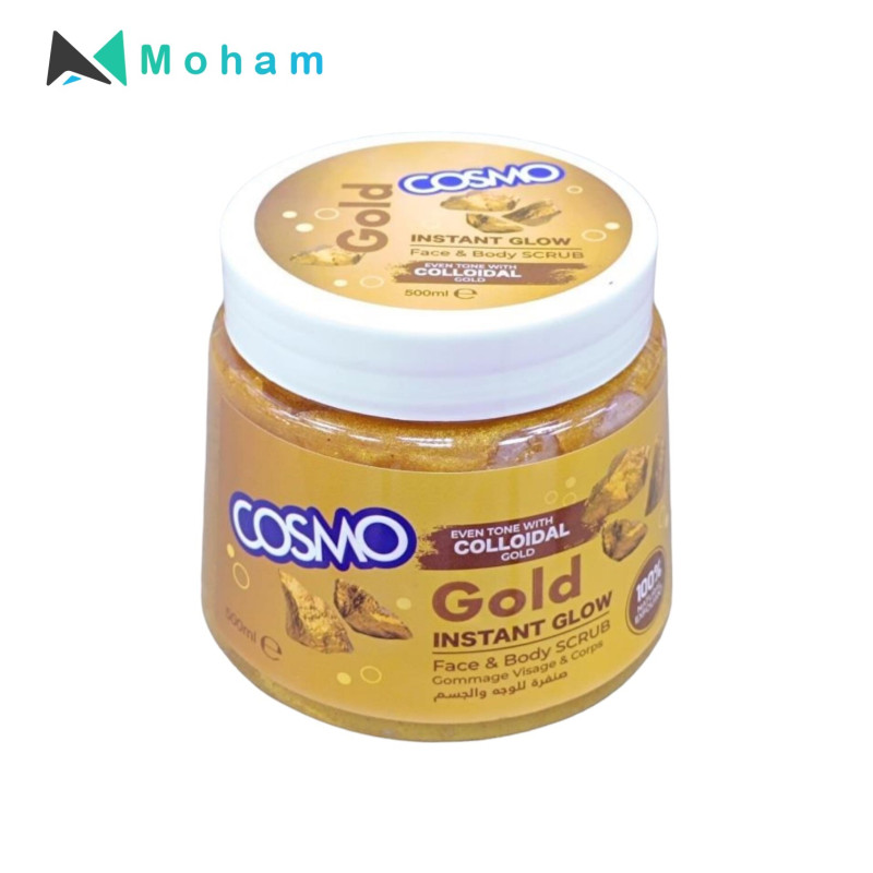 COSMO GOLD FACE & BODY SCRUB 500ML