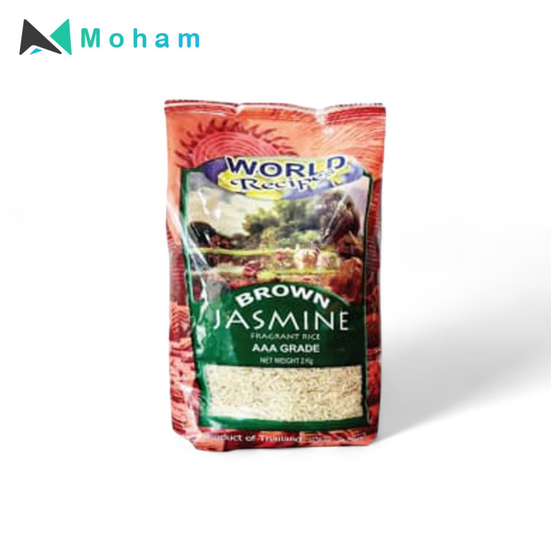 World Recipes Brown Jasmine Rice 2kg