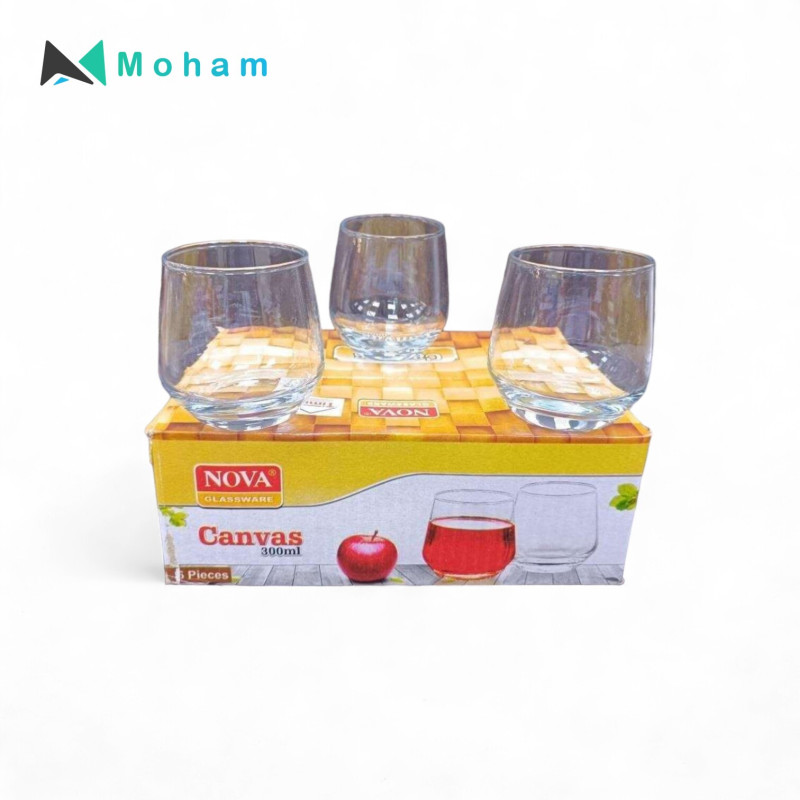 CANVAS TUMBLER 300ML-6 pcs