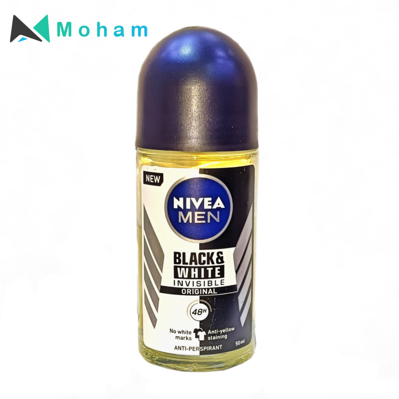 NIVEA MEN INVISIBLE ORIGINAL BLACK/WHITE ROLL-ON 50ML