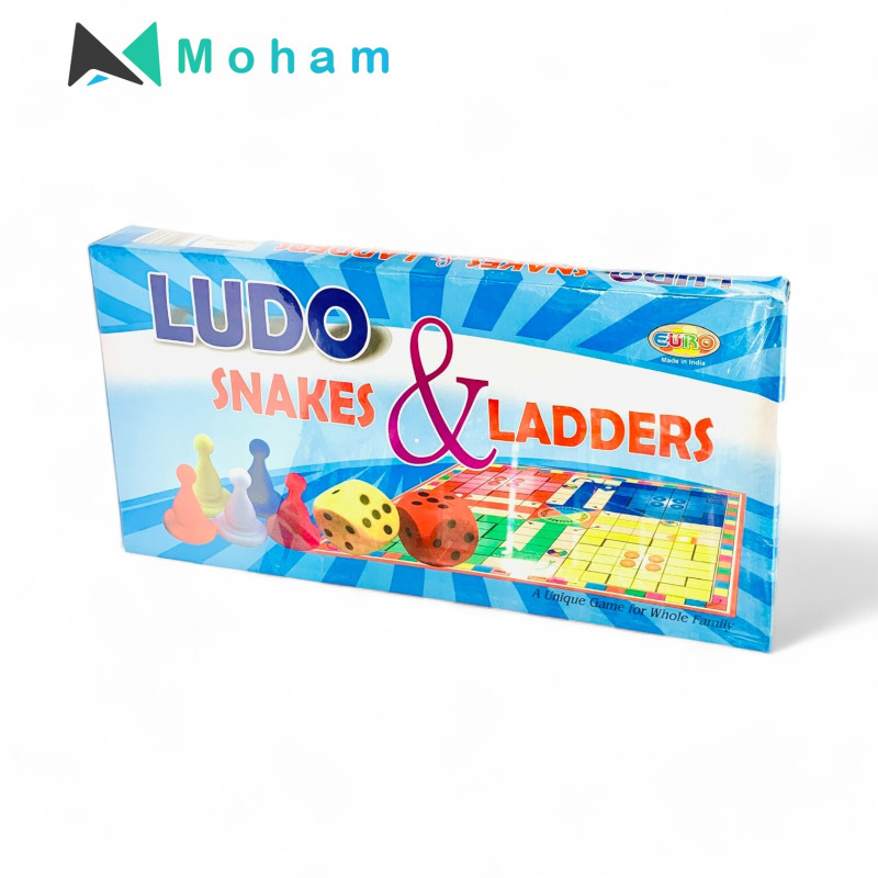 Classic Ludo and Snakes & Ladders Board Game Set