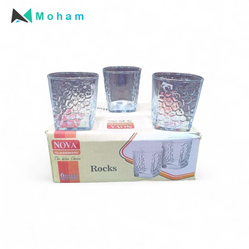 NOVA ROCK DOF TUMBLER-6PCS