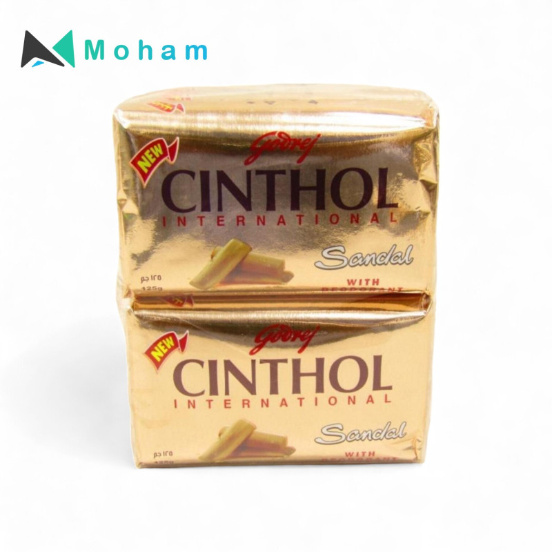 CINTHOL SANDAL SOAP 125GMS PACK OF 6 PCS