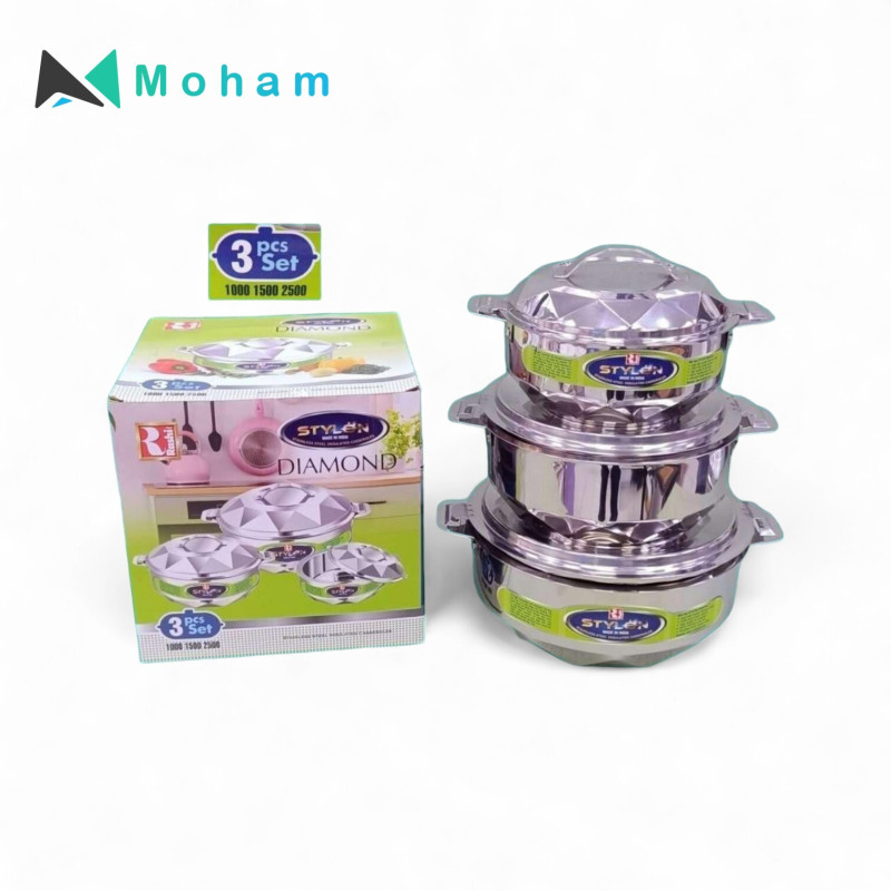 RASHI STYLEN DIAMOND HOTPOT 3 PC-SET
