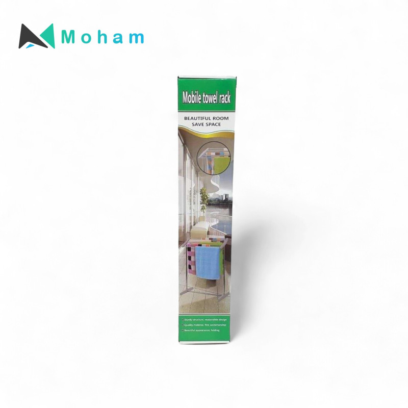 MOBILE TOWEL RACK 62X24-36X70CM