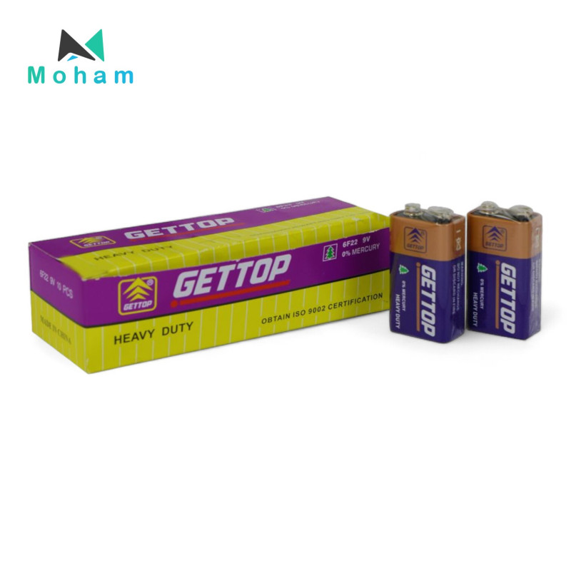 GETTOP BRAND 9 V BATTERY 10/BOX