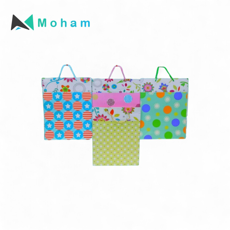 Multi-Pattern Laminated Gift Tote Bags