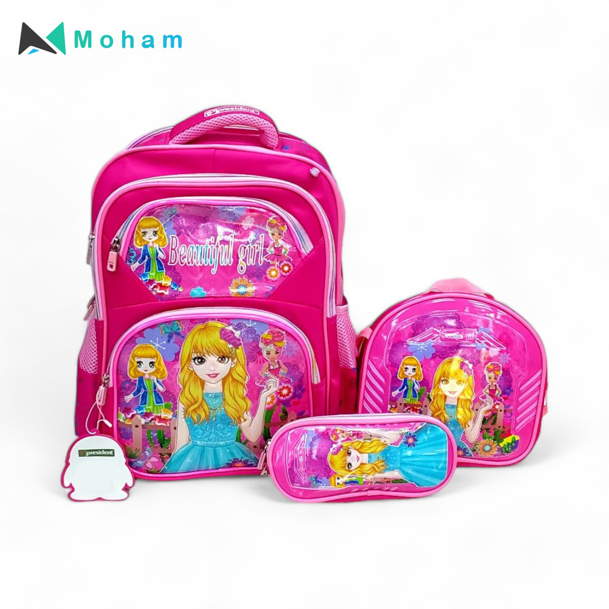 Girls Bagpack 17" Set