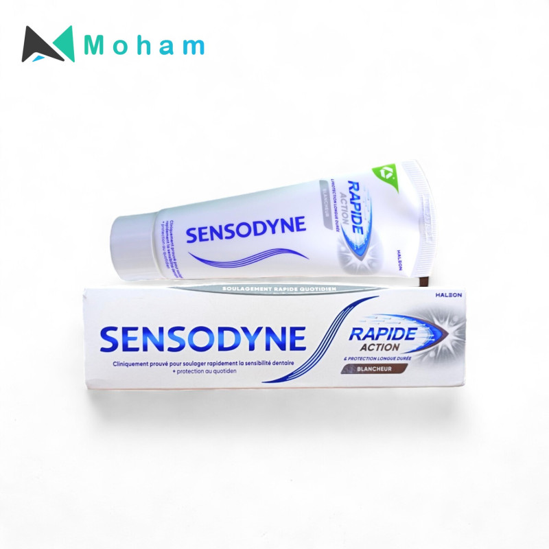 SENSODYNE TOOTHPASTE RAPID ACTION (WHITENESS) 75ML