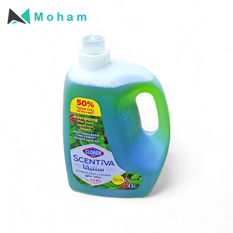 CLOROX SCENTIVA PINE DISINFECTANT CLEANER 4.5LTR