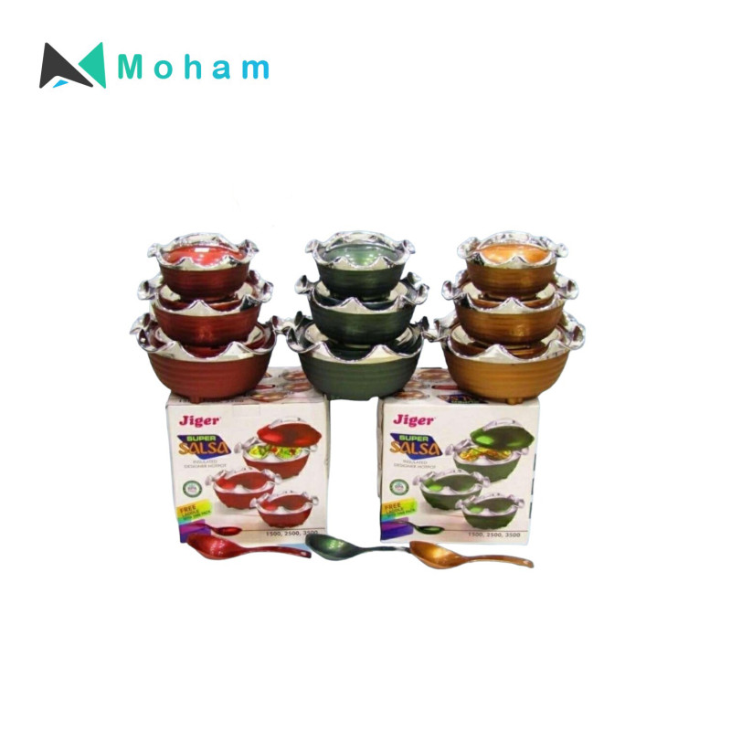 "SALSA" 3PCS SET (1.2/2.5/3.5LTR)