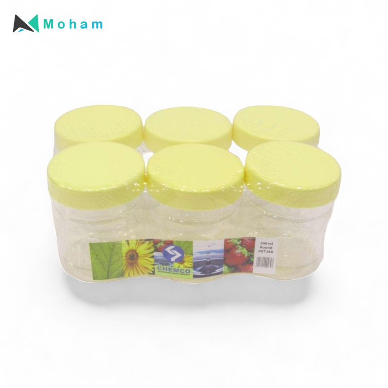 300 ML ROUND JAR 1*6 PROMO PACK