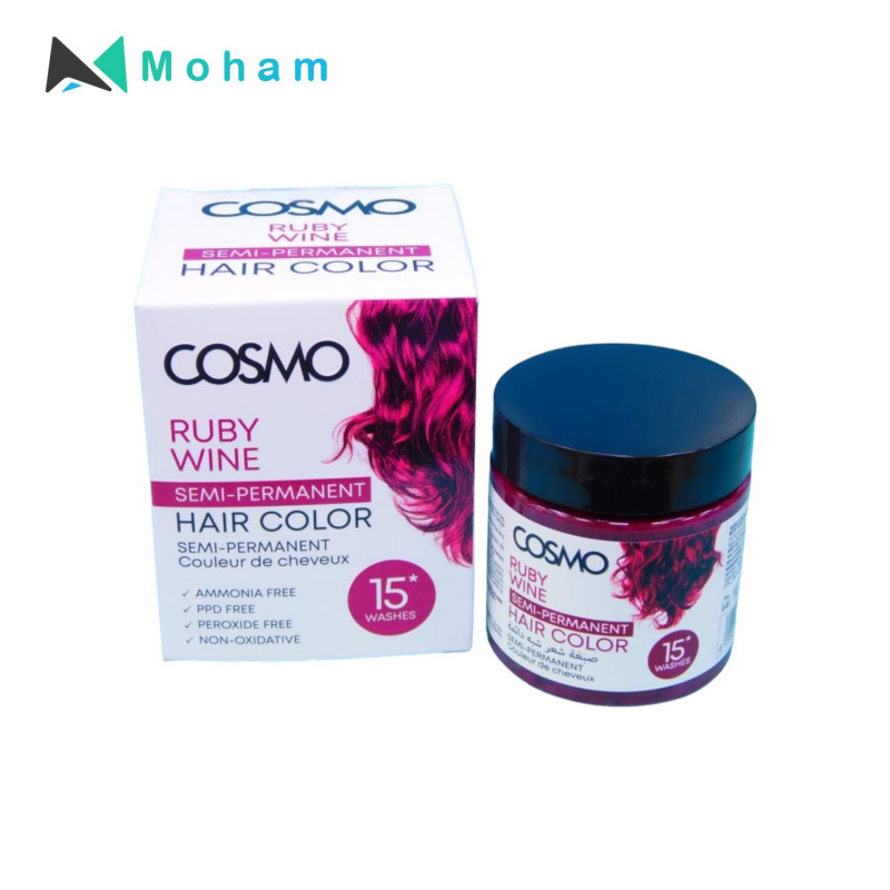 COSMO HAIR COLOUR CREAM RUBY WINE 120GM