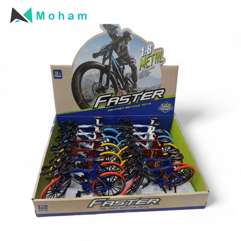 FASTER Die-Cast Metal Bicycle Toys Set