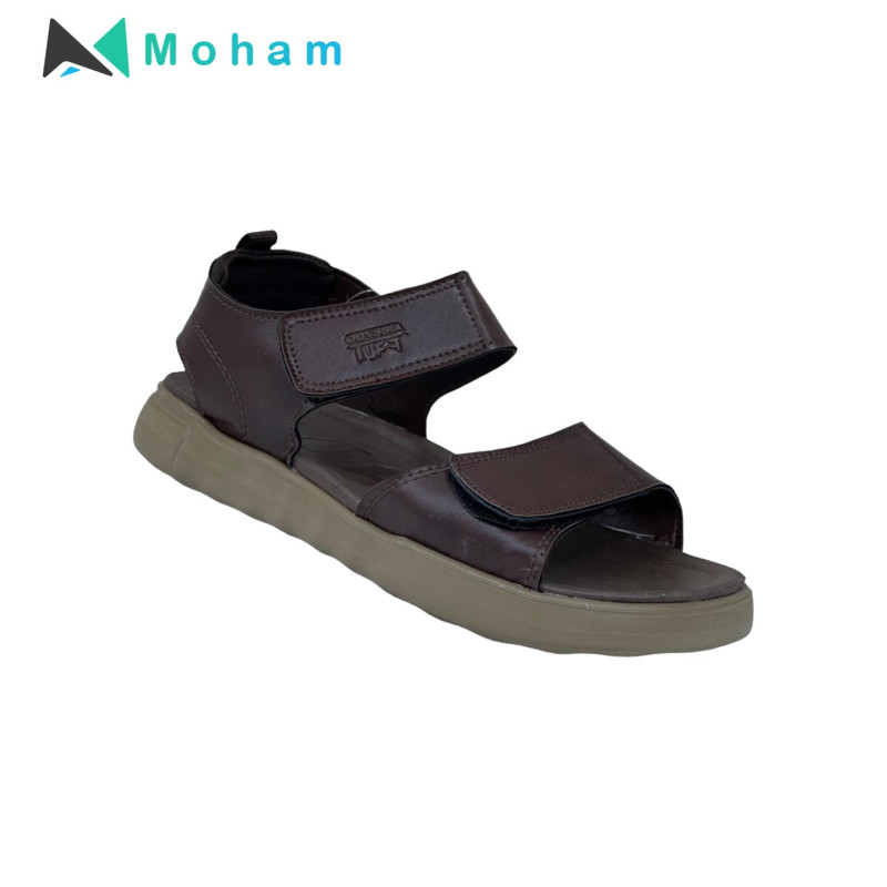 Odyssia Men's Brown Casual Sandals