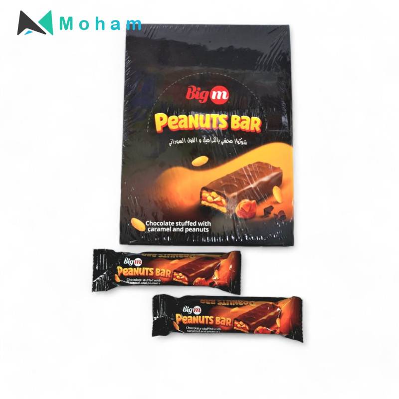 Big M Peanuts Bar 24pcs. 35 Grams