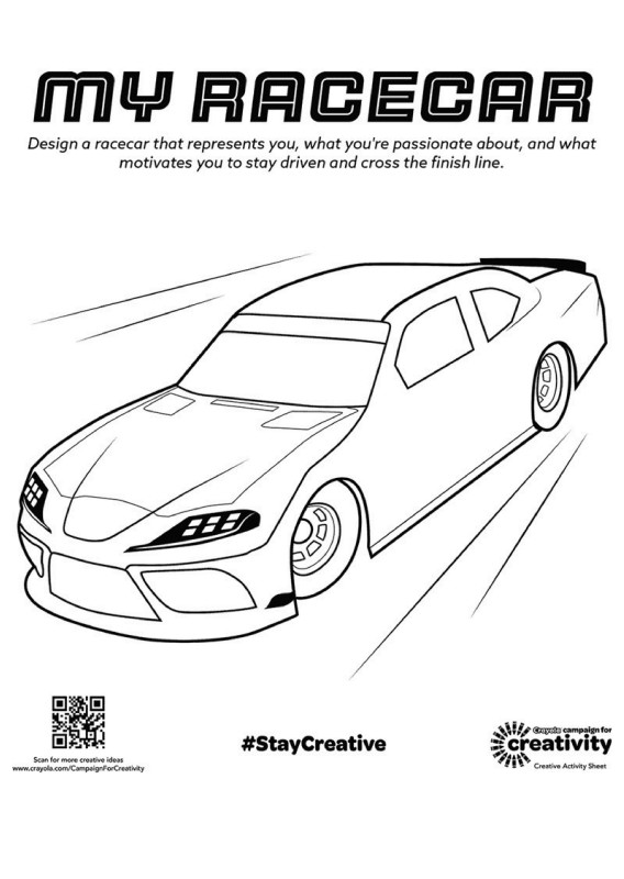 My Racecar: A Creative Coloring Adventure