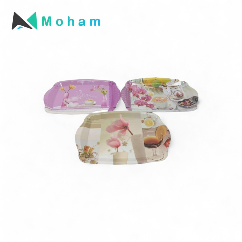 TRAY (3DESIGN MIXED) 39.5X25CM 280G