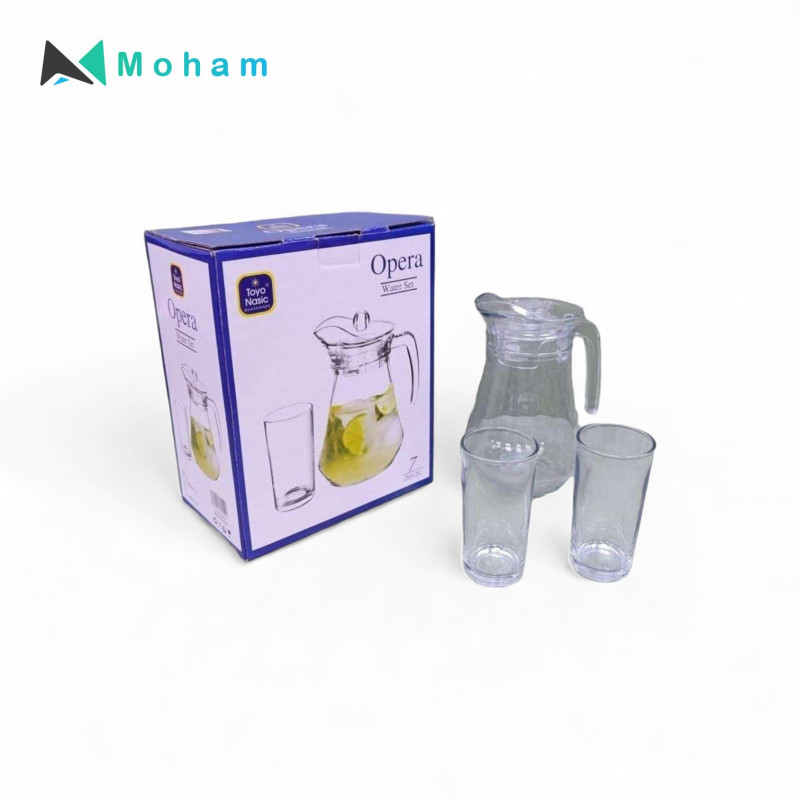 TOYO NASIC  OPERA WATER SET-PLAIN-7 PCS SET