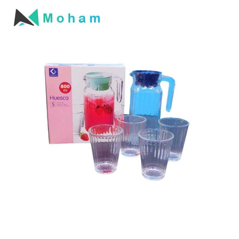 HUESCA PITCHER+TUMBLER SET(800+180ML)