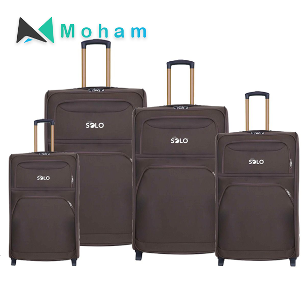 Solo Light Weight & Expandable Travelling Luggage Assorted Color 4 Piece Set