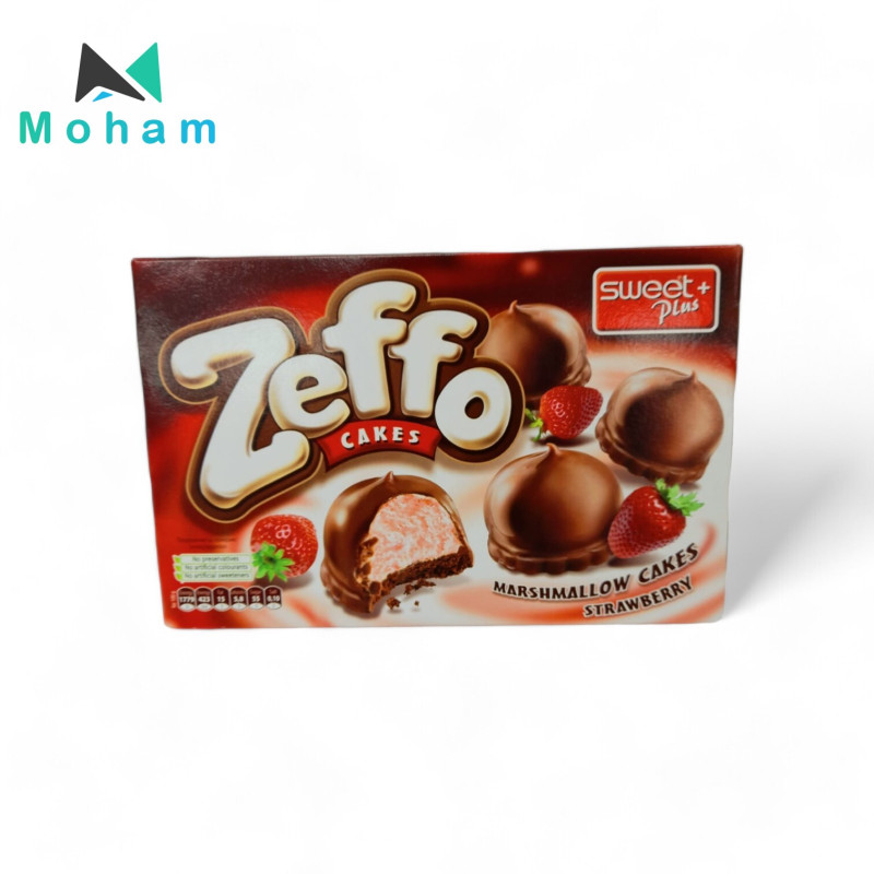 Zeffo Marshmallow Cakes Strawberry 12pcs.150 grams