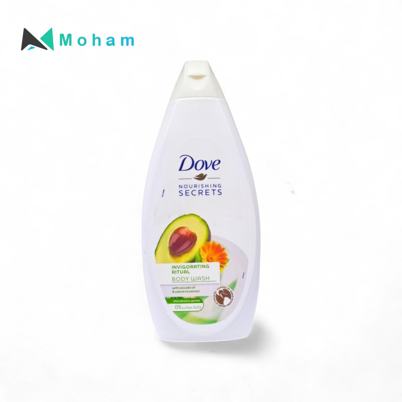 DOVE BODYWASH AVACADO OIL CALENDULA EXTRACT 500ML