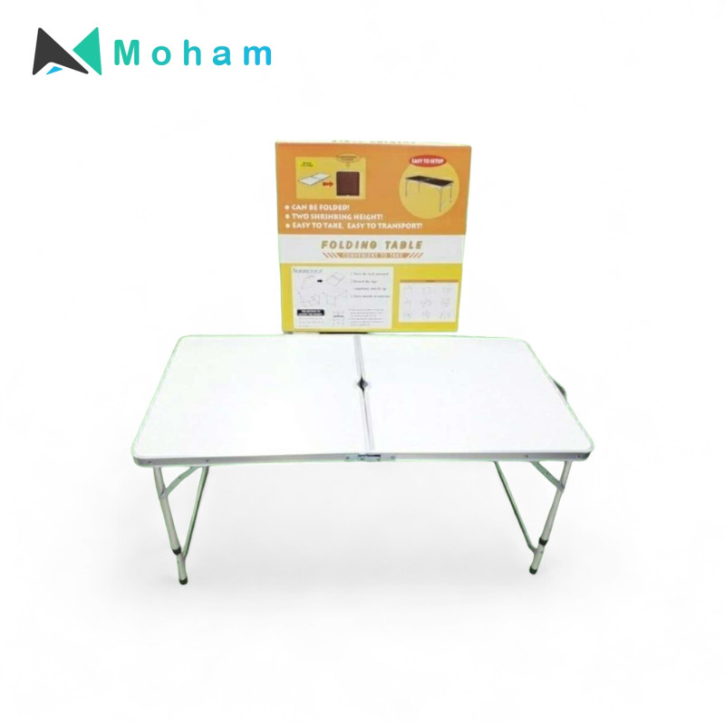 WHITE FOLDING DESK 60X120CM