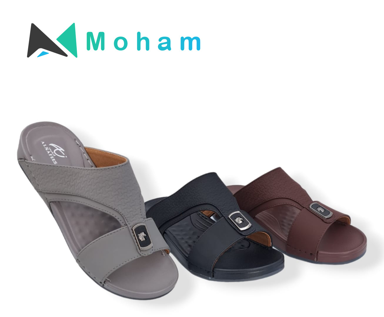 AlNafees Men's Premium Leather Sandals