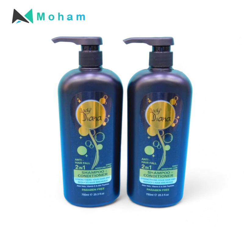 LADY DIANA SILK SHAMPOO 2IN1 (SHAMPOO + CONDITIONER) 750ML