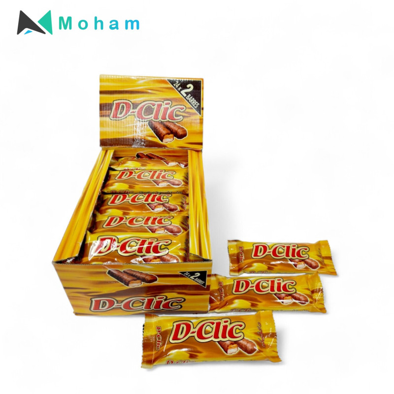 D-Clic Chocolate Wafer Bars 24pcs. 44 Grams