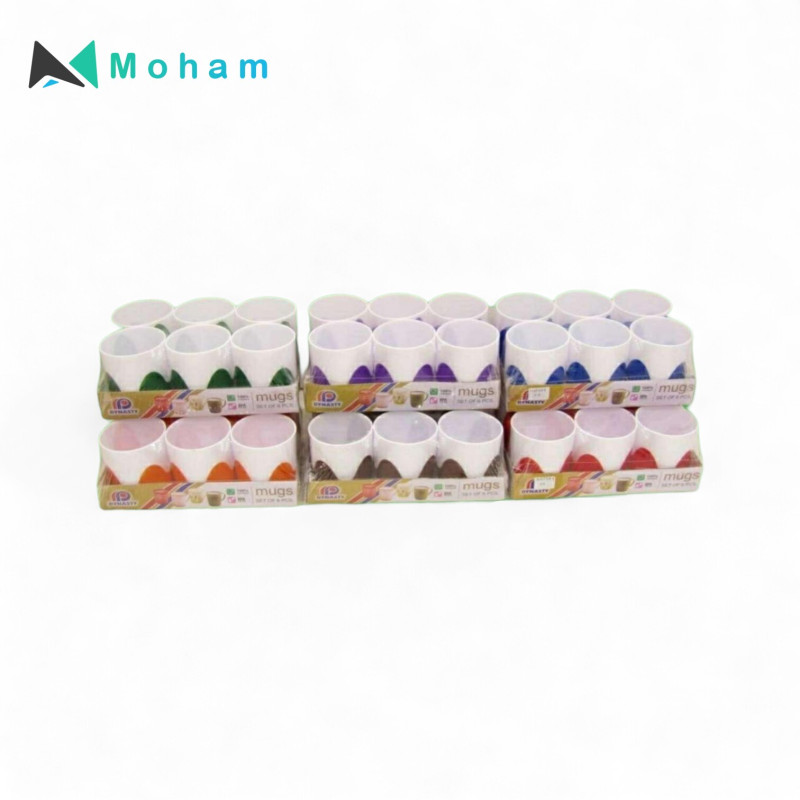 BON-BON COFFEE MUG WITH PAPER TRAY 6PC/PACK