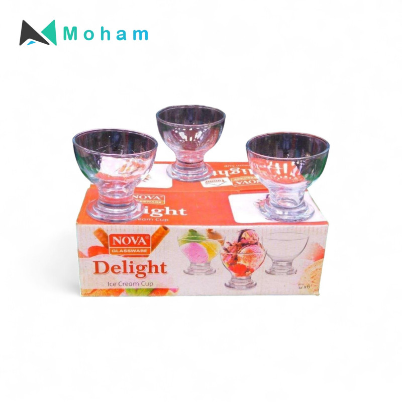 NOVA DELIGHT ICE CREAM CUP 6 PCS PER SET