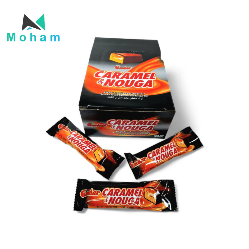 Ender Caramel & Nougat Chocolate Bar 24pcs. 17 grams