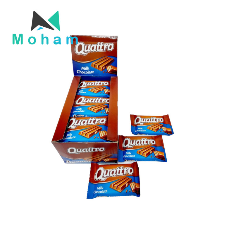 Quattro Milk Chocolate Wafers 24pcs. 33 grams