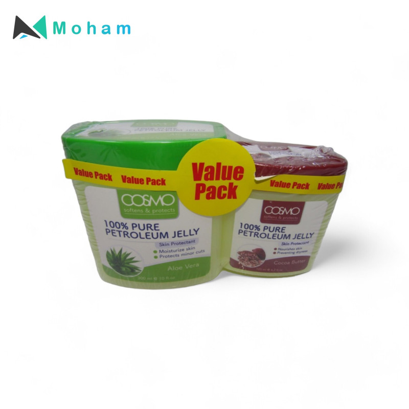 COSMO 2PC OFFER PACK PETROLEUM.JELLY 300ML