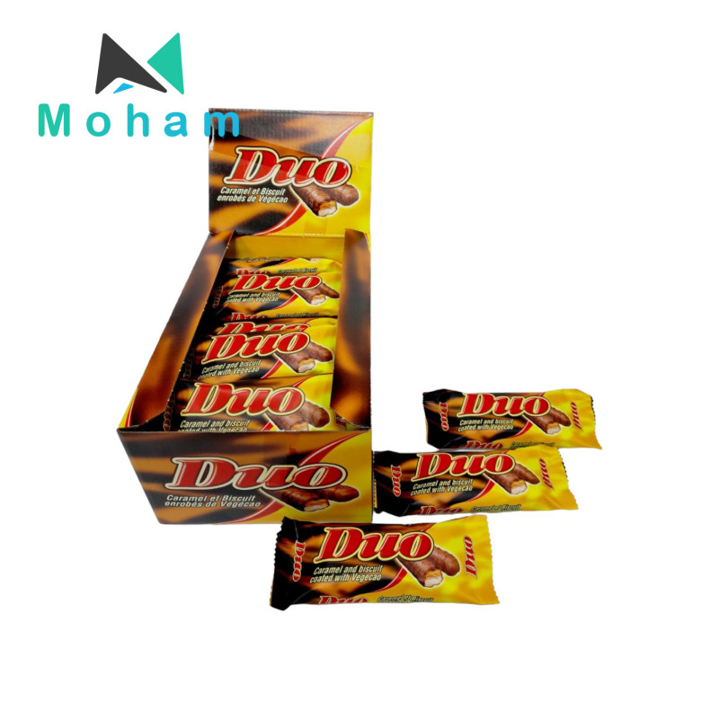 Duo Caramel Chocolate Bars with Vegecao Coating 24pcs. 22 grams