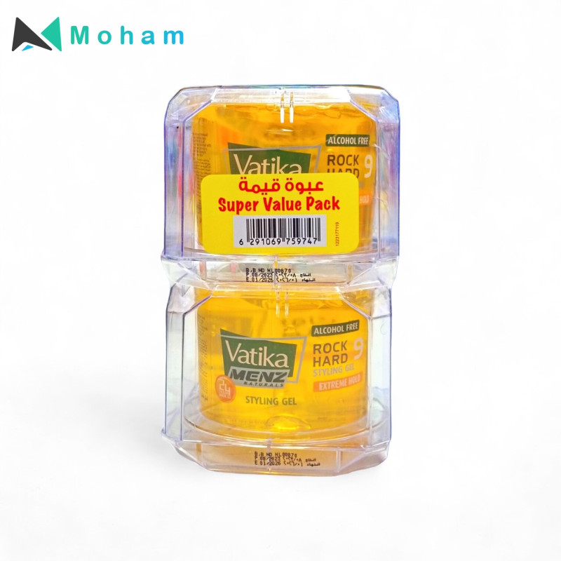 VATIKA HAIR GEL EXTREME HOLD (ORANGE) 250ML