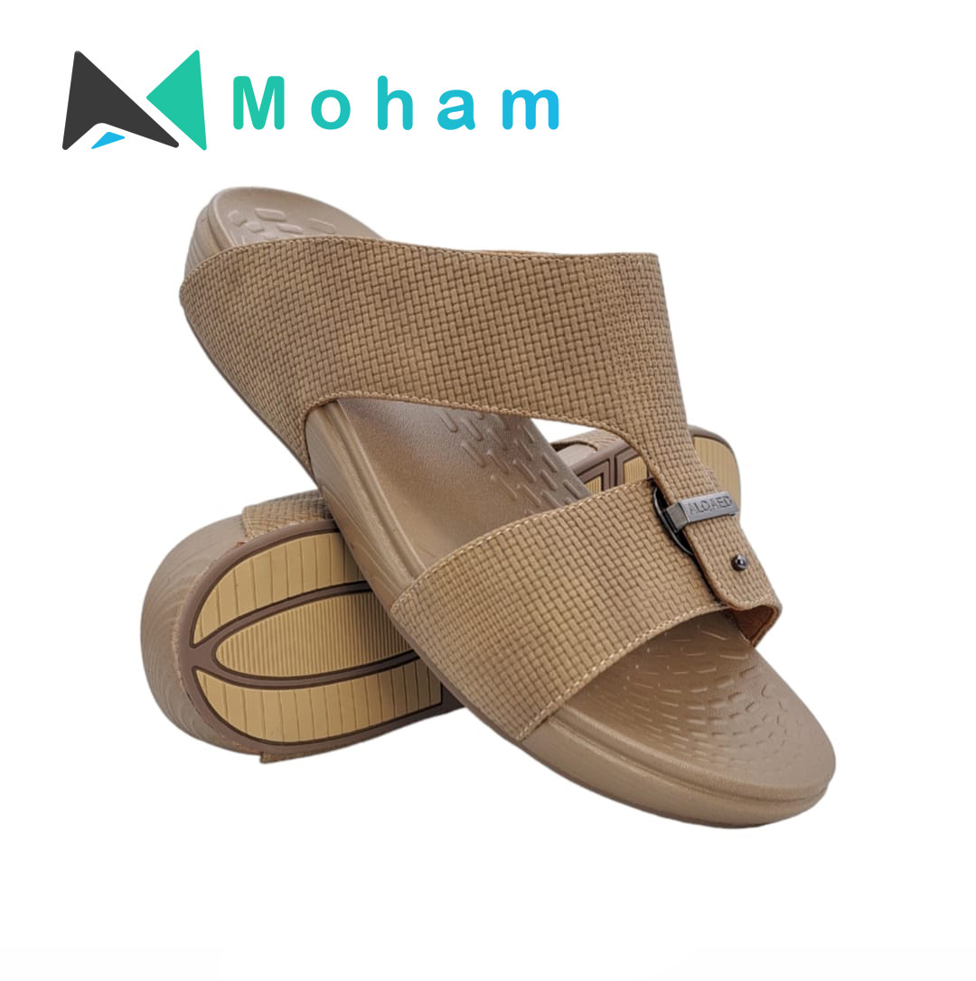 AlQaed Men's Premium Leather Sandals